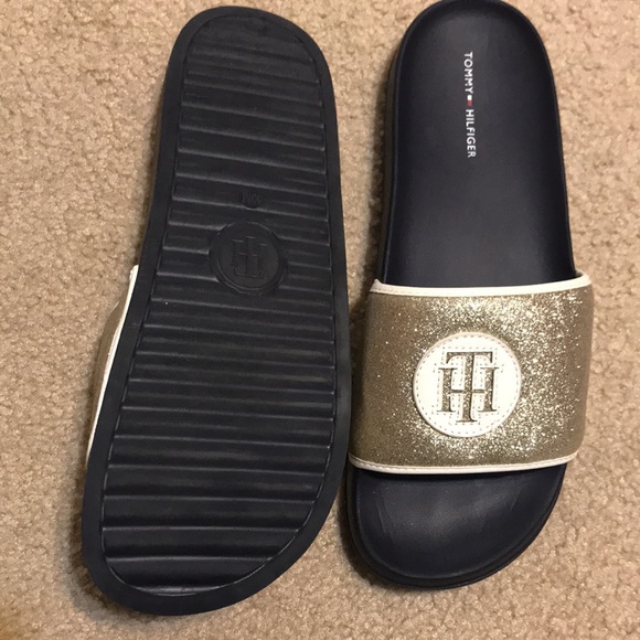 Gorgeous , Gold, Sparkle Tommy size 10!slip ons - Picture 4 of 4